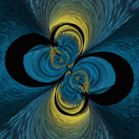 Abstract fractal. Fractal art background for creative design. Decoration for wallpaper, desktop, poster, cover booklet. Print for clothes, t-shirt. Creative illustration for designの写真素材