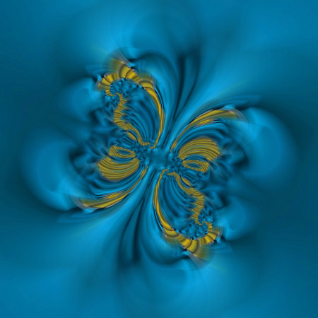 Abstract fractal. Fractal art background for creative design. Decoration for wallpaper, desktop, poster, cover booklet. Print for clothes, t-shirt. Creative illustration for designの写真素材