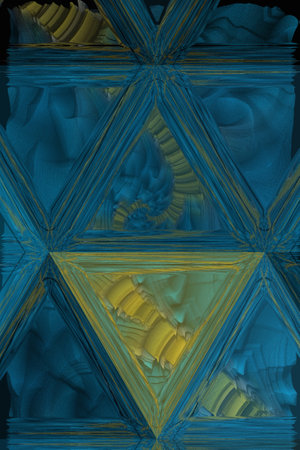 Abstract fractal. Fractal art background for creative design. Decoration for wallpaper, desktop,...