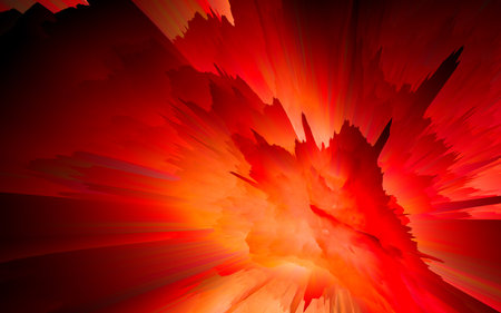 abstract fractal background a computer-generated 2D illustration, textureの写真素材
