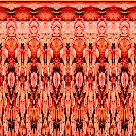 Seamless pattern of red crayfish. For eg fabric, wallpaper, wall decorations.