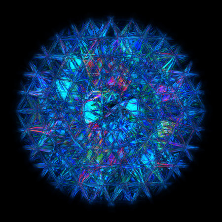 Abstract coloring background of the nature gradient with visual wave,pinch and lighting effects. neon blueの写真素材