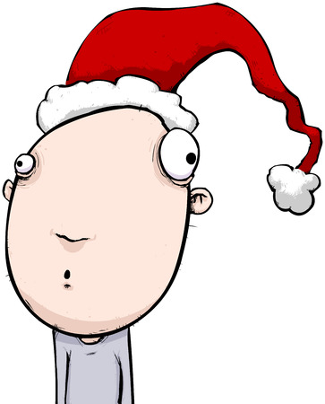 Did he forget it was Christmas?のイラスト素材