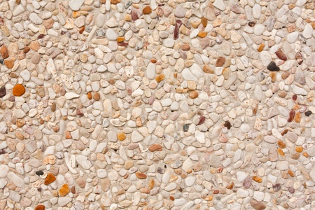 Little stone on the wallの写真素材