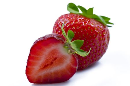 One and half Strawberryの写真素材