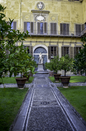 Medici palace gardenのeditorial素材