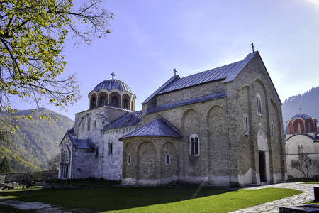 Studenica, 12th century monastery in Serbia, Europeの写真素材