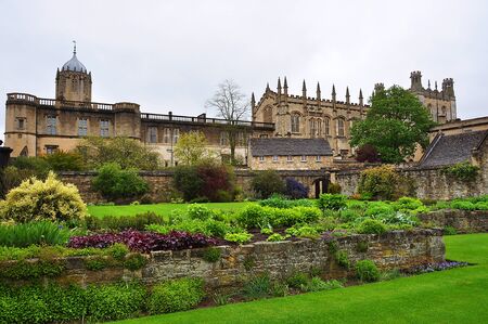 Oxford town old architecture in United Kingdomの写真素材