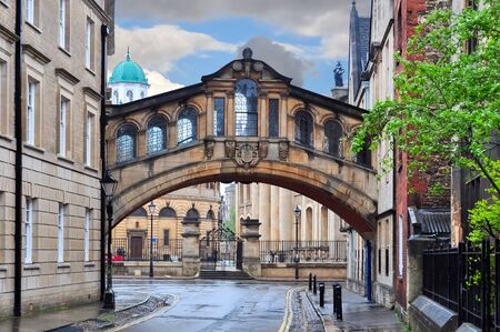 Bridge of Sighs (Hertford bridge), Oxford, UKの写真素材