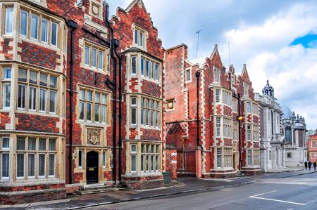 Streets and architecture of Eton, United Kingdomの写真素材