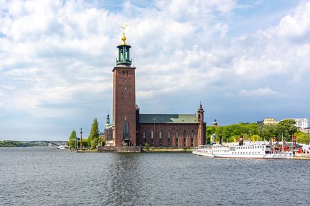 Stockholm City Hall building, Swedenの写真素材