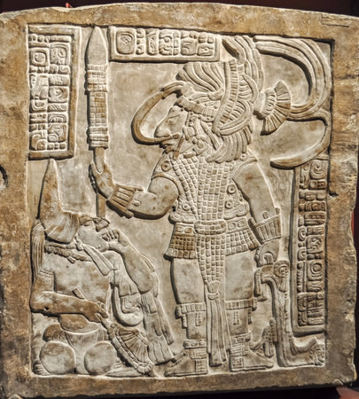 Sculpture from Mexico in British museum, London, UKのeditorial素材