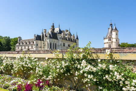 Chenonceau Castle (Chateau de Chenonceau), Loire valley, Franceのeditorial素材
