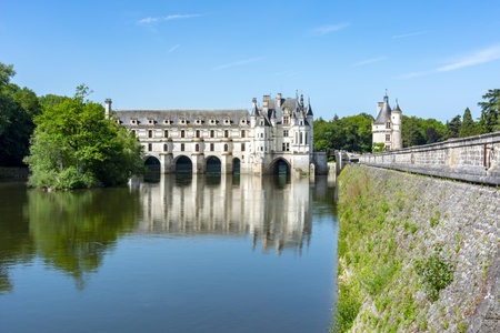 Chenonceau Castle (Chateau de Chenonceau), Loire valley, Franceのeditorial素材