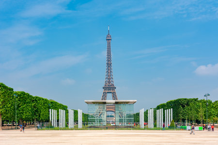 Eiffel Tower and Field of Mars, Paris, France
