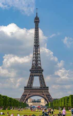 Eiffel Tower and Field of Mars, Paris, France