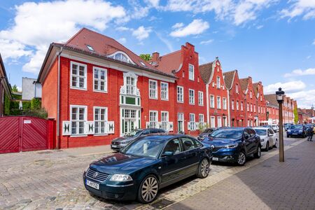 Dutch quarter in Potsdam, Germanyの写真素材