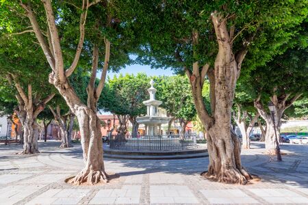 Square in San Cristobal de La Laguna, Tenerife, Canary islands, Spainの写真素材
