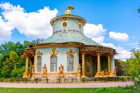 Chinese House in Sanssouci Park, Potsdam, Germanyのeditorial素材