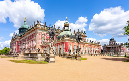 New Palace (Neues Palais) in Sanssouci park, Potsdam, Germanyのeditorial素材