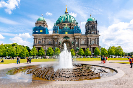 Berlin Cathedral (Berliner Dom) on Museum island, Germanyのeditorial素材