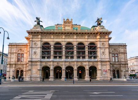 Vienna State Opera house, Austriaのeditorial素材
