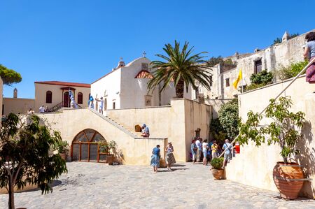 Preveli monastery, south Crete, Greeceの写真素材