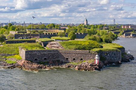 Fortress of Suomenlinna near Helsinki, Finlandの写真素材