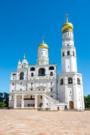 Ivan the Great Bell Tower in Moscow Kremlin, Russiaのeditorial素材