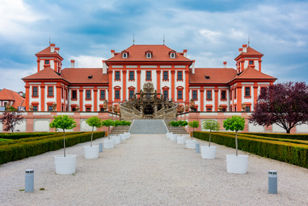 Troja palace in Prague, Czech Republicのeditorial素材