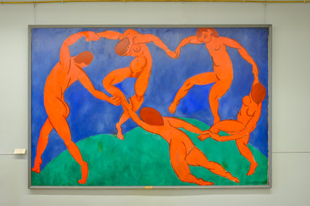Saint Petersburg, Russia - April 2021: Dance (painting by Henri Matisse) in Hermitage museumのeditorial素材