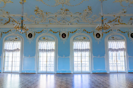 Saint Petersburg, Russia - April 2021: Foyer of Hermitage theatre in Winter Palaceのeditorial素材