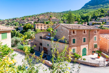 Deia village cityscape, Mallorca island, Spain