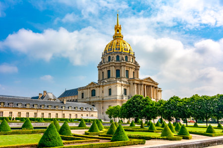 Les Invalides (National Residence of the Invalids) in Paris, Franceのeditorial素材