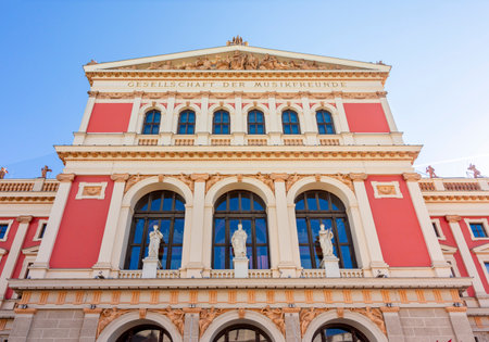 Philharmonic building in Vienna, Austriaのeditorial素材