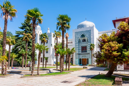 Dulber palace (Muslim architecture) in south Crimeaのeditorial素材