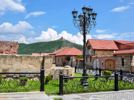 Streets of Mtskheta old town in Georgia