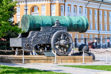 Tzar Cannon in Moscow Kremlin, Russiaのeditorial素材