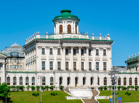 Pashkov house near Kremlin, Moscow, Russiaのeditorial素材
