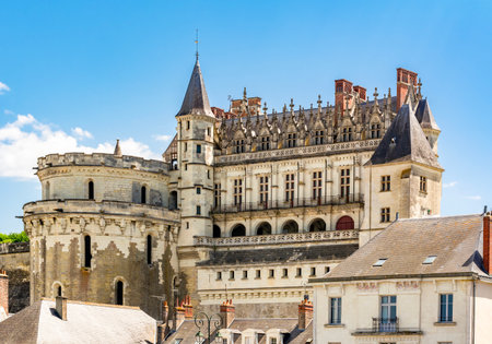 Amboise castle in Loire valley, Franceのeditorial素材