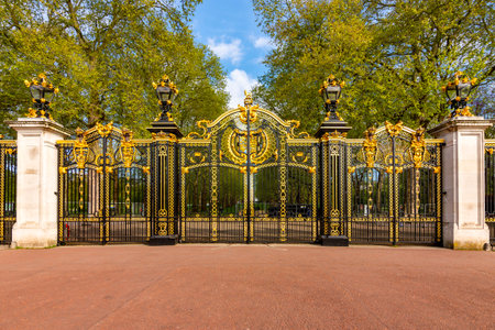 Canada gate of Green park, London, UKの写真素材