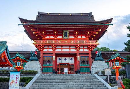 Fushimi Inari Taisha shrine in Kyoto, Japan