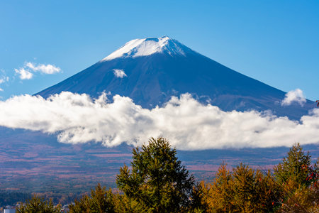 Mount Fuji - symbol of Japan in autumnの写真素材