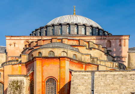 Hagia Sophia Grand Mosque in center of Istanbul, Turkey