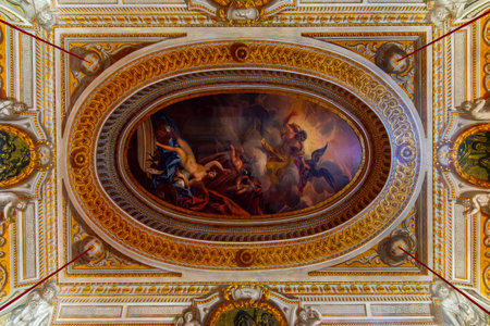 London, UK - 24 April 2024: Decorated interiors of Kensington palace