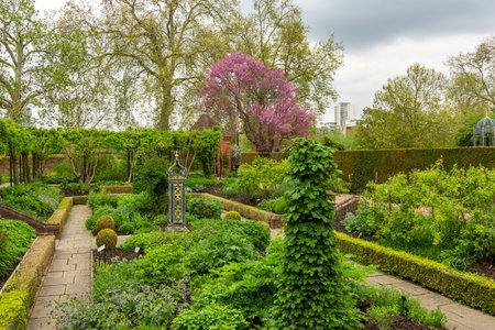 Kew botanical gardens in spring, London, UKの写真素材