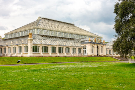 Temperate house in Kew botanical gardens, London, UKの写真素材