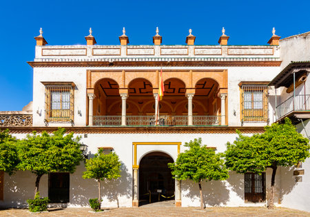 Casa de Pilatos (Pilate's House) in Seville, Spainの写真素材