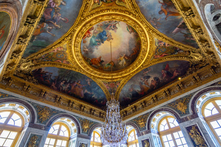 Paris, France - 04 April 2025: Peace salon in Versailles palace
