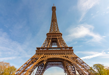Eiffel Tower in Paris, Franceの写真素材